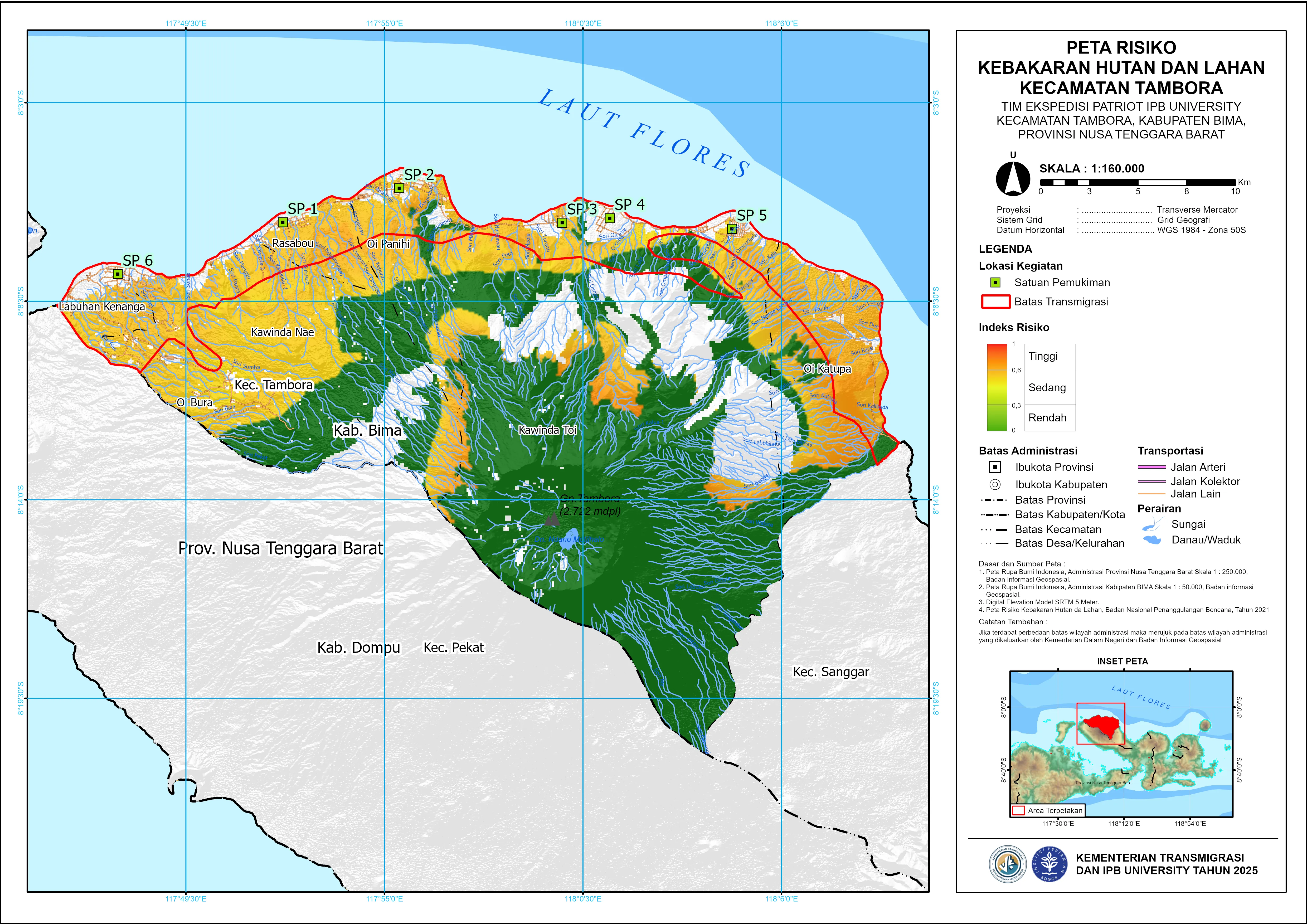 Peta Risiko Kebakaran Hutan dan Lahan 